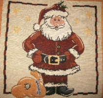 Santa Claus, Santa Claus, Christmas decorative pillow cover, pillow cover