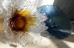 Iceglass, at a price of around 100 euros abroad - 1pc. Tauno wirrkala + 1 pc. Similar blue glass bowl together