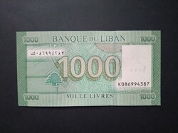 Libanon 1000 Livres 2016 aUnc