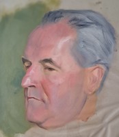 An important painter's portrait of Sándor from the legacy of László Winkler