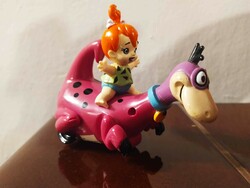 Plastic vintage character figure from the Flintstone family