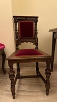Chair with red insert (3 pcs.)
