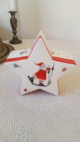 Star-shaped porcelain Christmas cookie box
