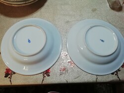 Zsolnay porcelain plate 2 pieces antique 41 in the condition shown in the pictures