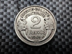 Franciaország 2 frank, 1948 Verdejel B - Beaumont-le-Roger