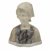 Richard Aurili marble female bust m00776