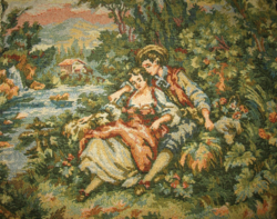Special old tapestry cushion cover