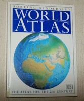 Dorling kindersley world atlas in English 27x36cm 338 pages