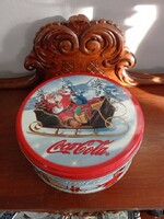 Christmas coca-cola tin box