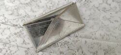 Silver plated business card holder