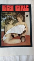 Erotikus vintage képregény Lesbi Girls erotikus kiadvány