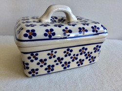 Handcrafted ceramic butter dish