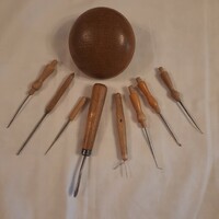 Antique sewing tools 9 pieces