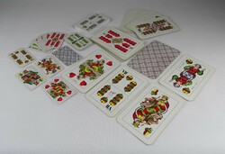 1P434 three different sized 32-card decks of Hungarian cards