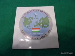 Brotherhood-friendship majority competition Lenin City+partnership for peace cooperative light 95 stickers