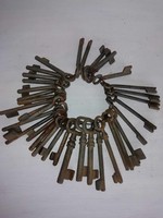 An old set of keys