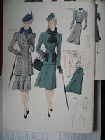 Fashion models 1942 winter /hiver/ le tailleur fou