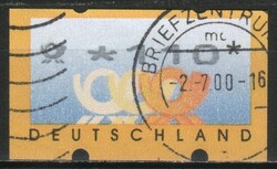 Automata stamps 0063 (German) mi automata 3 1 110 pfg. 1.50 euros