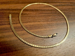 14 K gold necklace, 15.5 G