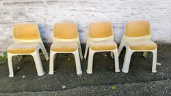 German retro plastic chairs (set)