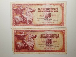 Jugoszlávia 100 dinár 1986