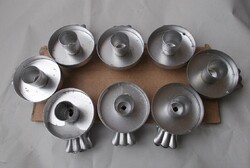 8 Christmas clip-on candle holders
