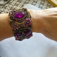 Purple stone bracelet