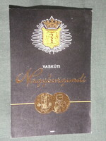Bor címke, Baja Vaskút pincészet, borgazdaság, Vaskúti nagyburgundi bor