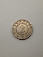 Jugoszlávia 2 dinár 1973