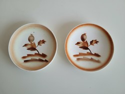 2 old granite small dessert plates