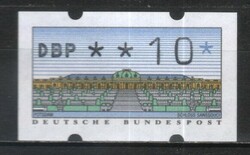 Automatic stamps 0021 (German) mi automata 2 1.2 10 Pfg postal clean numbered 2.30 euros