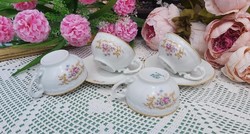 Beautiful floral mz altrohlau coffee cup cup saucer