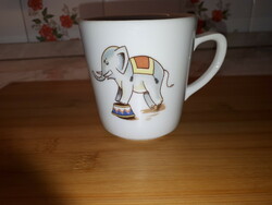 Kahla retro fairy tale mug ndk marked numbered circus elephant