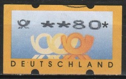 Automata stamps 0060 (German) mi automata 3 1 80 pfg. 1.50 euros