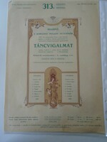 Za323b13 kner izidor gyoma békés -1907 sample invitation from catalog -derecske- salkszentmárton
