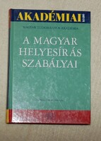 The rules of Hungarian spelling is an academic publisher