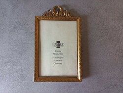 Vintage German bronze photo frame from the 60s