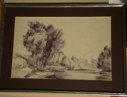 F. Antal Elemér (1896-1991)  -  Folyópart