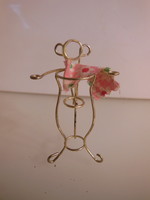 Miniature - copper - vanity stand - 7.5 x 4.5 cm - flawless