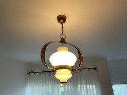 Industrial bronze ceiling lamp, chandelier
