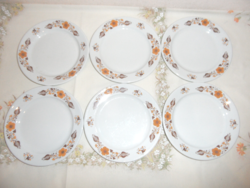 Retro lowland porcelain cake plate (6 pcs.)
