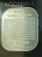 Fifa world cup spain '82 commemorative medal silver 925