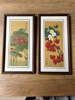 Silk paintings from China
