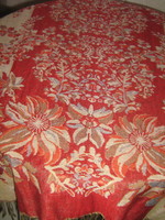 Soft floral fringe tablecloth runner in beautiful colors