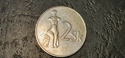 Szlovákia, 2 korona, 1993.