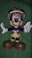 Quality original disney - mickey mouse mouse in an african safari hat painted rubber figure according to pictures