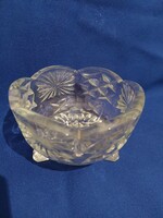 Antique footed crystal decanter