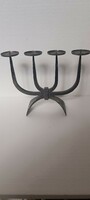 Mcm retro vintage industrial wrought iron candle holder bieber kàroly