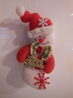 Christmas tree decoration - textile - 17 x 4 cm - German - flawless