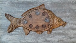 Pálinkakínáló pálinkatartó pálinka ponty pontytál tál fatál horgászajándék horgászoknak horgászat